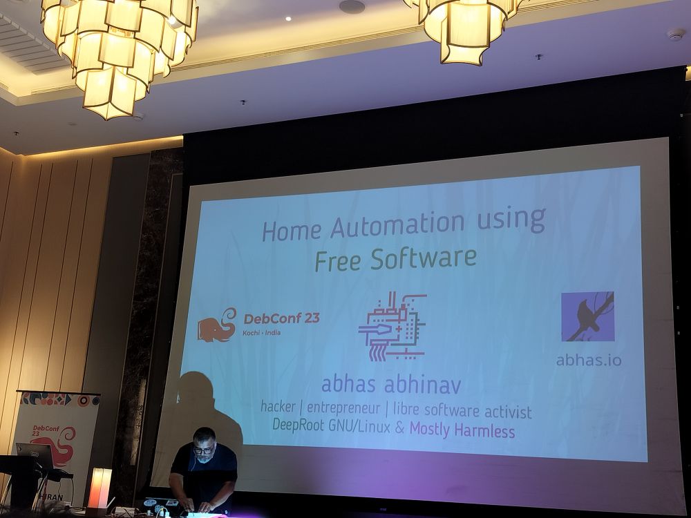 Abhas DebConf talk